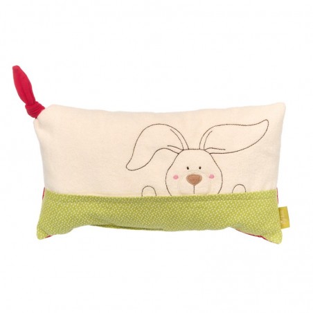 Coussin Lapin Green - SIG-41797 - sigikid - Dans la chambre - Le Nuage de Charlotte