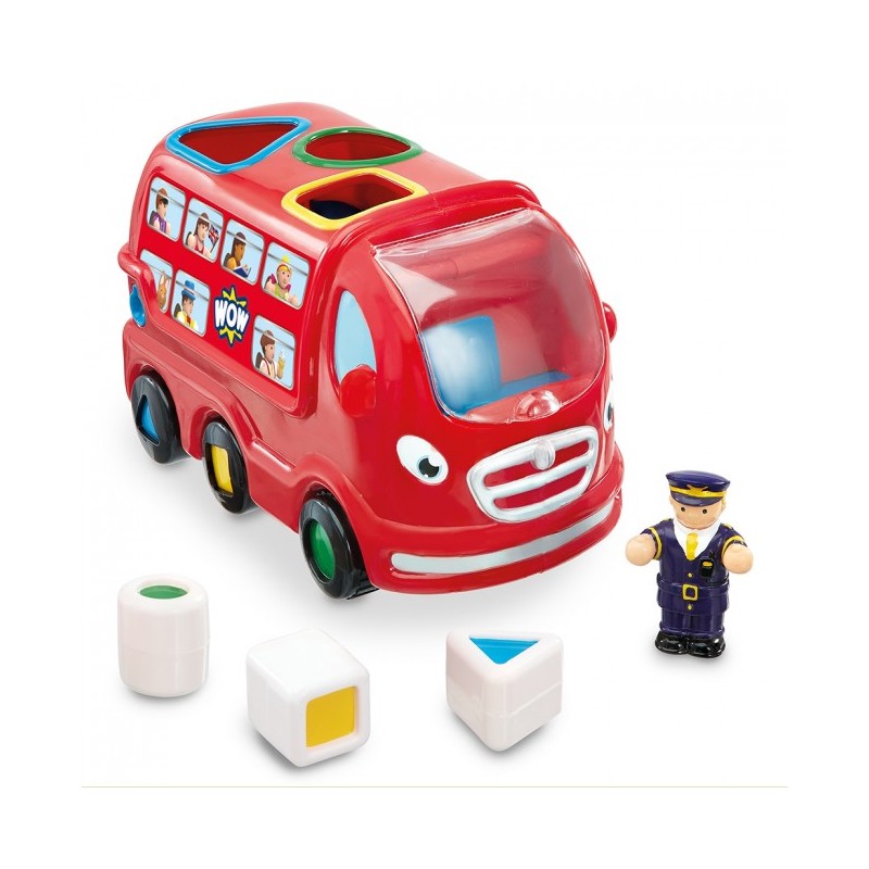 WOW Léo le bus londonien - WOW-10720 - WOW Toys - Voitures, camions, etc. - Le Nuage de Charlotte