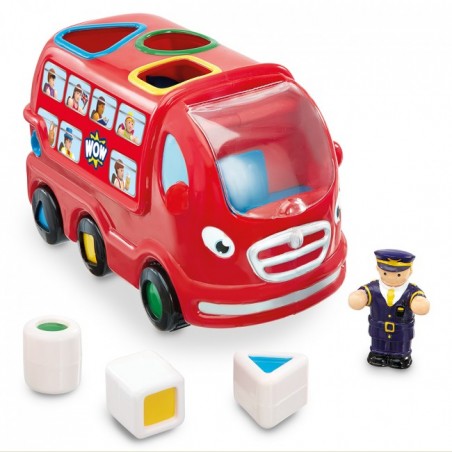 WOW Léo le bus londonien - WOW-10720 - WOW Toys - Voitures, camions, etc. - Le Nuage de Charlotte