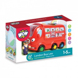 WOW Léo le bus londonien - WOW-10720 - WOW Toys - Voitures, camions, etc. - Le Nuage de Charlotte