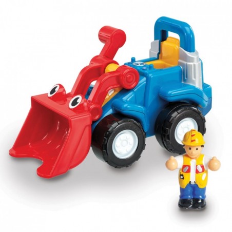 WOW Excavatrice Luke - WOW-01026 - WOW Toys - Voitures, camions, etc. - Le Nuage de Charlotte