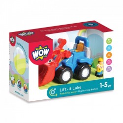 WOW Excavatrice Luke - WOW-01026 - WOW Toys - Voitures, camions, etc. - Le Nuage de Charlotte