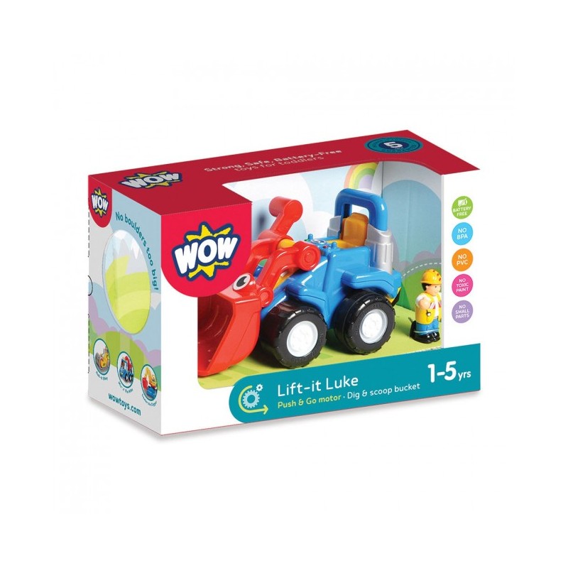 WOW Lift-it Luke - WOW-01026 - WOW Toys - Cars, Trucks, etc. - Le Nuage de Charlotte