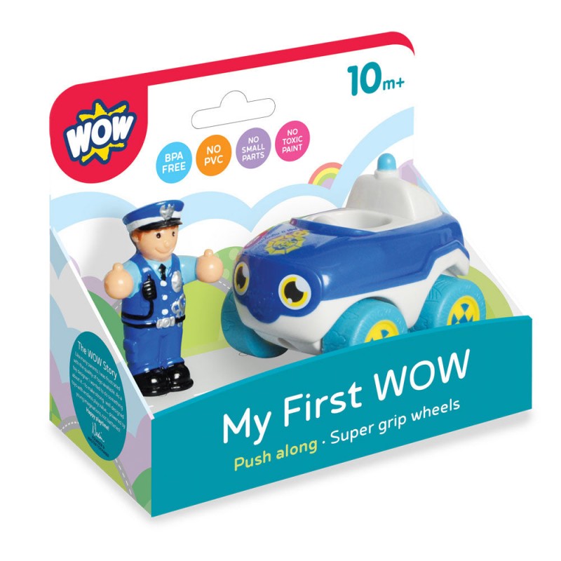 My First WOW Voiture de police Bobby - WOW-10407 - WOW Toys - Voitures, camions, etc. - Le Nuage de Charlotte