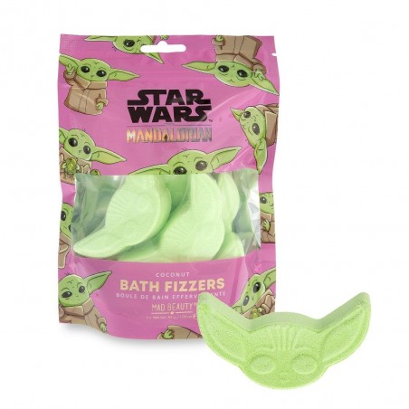 Disney Mandalorian Grogu Bath Fizzers (6 pieces) - MBT-SWM-FG6117-1 - Mad Beauty - Bath Bombs - Le Nuage de Charlotte