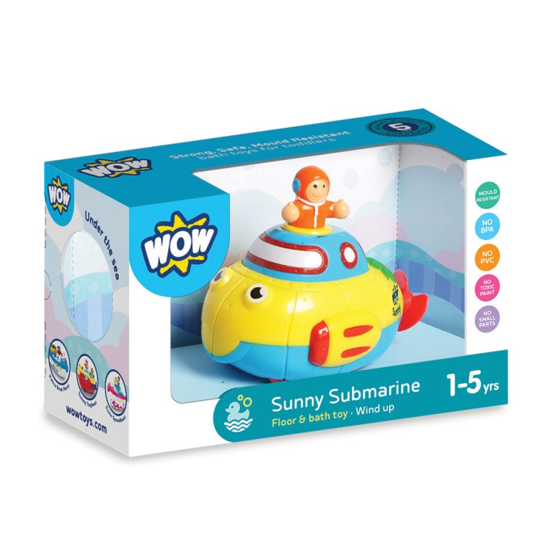 WOW Sunny le sous-marin - WOW-03095 - WOW Toys - Les bateaux - Le Nuage de Charlotte