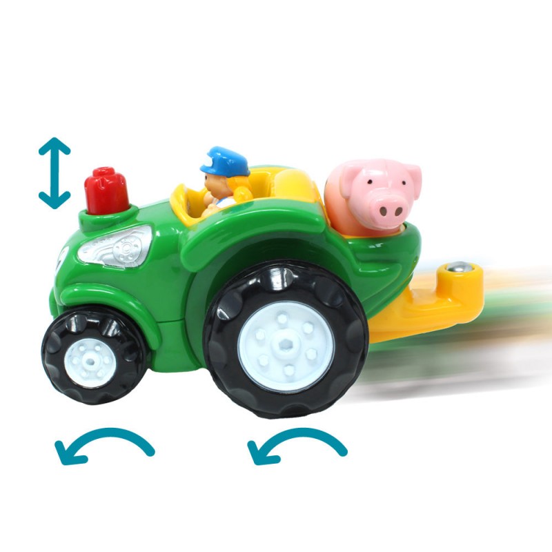 WOW Taylor's Tractor Ride - WOW-10395 - WOW Toys - Cars, Trucks, etc. - Le Nuage de Charlotte