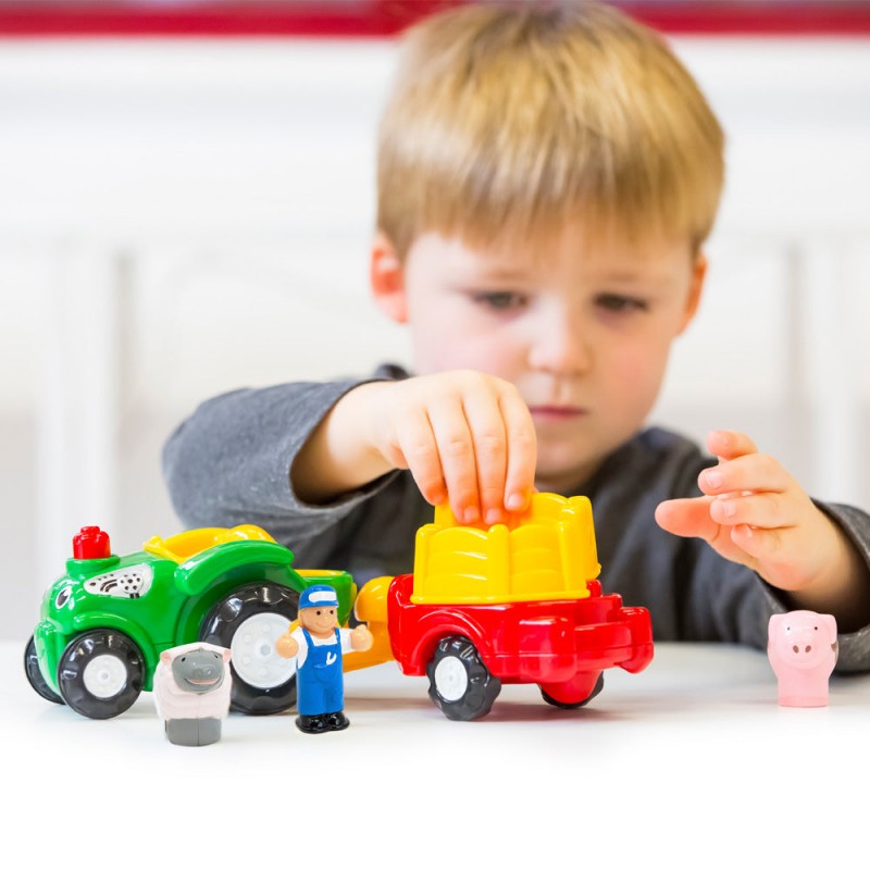 WOW Taylor's Tractor Ride - WOW-10395 - WOW Toys - Cars, Trucks, etc. - Le Nuage de Charlotte