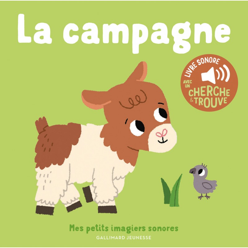 Mes petits imagiers sonores - La campagne - GAL-9782075162180 - Gallimard Jeunesse - Imagiers et éveil - Le Nuage de Charlotte