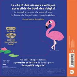 Mes petits imagiers sonores - Les oiseaux exotiques - GAL-9782075162159 - Gallimard Jeunesse - Preschool - Le Nuage de Charlotte