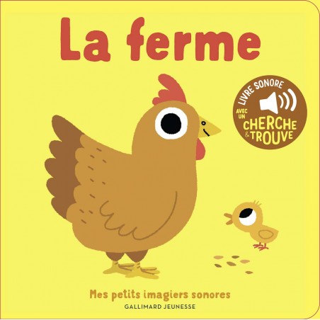 Mes petits imagiers sonores - La ferme - GAL-9782075155885 - Gallimard Jeunesse - Imagiers et éveil - Le Nuage de Charlotte