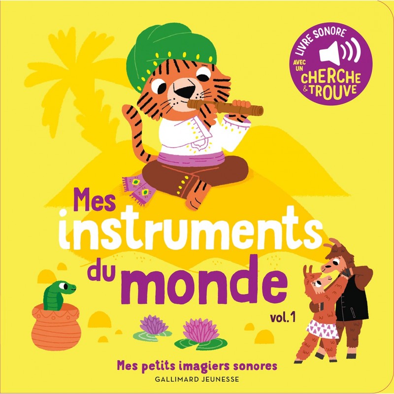 Mes petits imagiers sonores - Mes instruments du monde - GAL-9782075164160 - Gallimard Jeunesse - Imagiers et éveil - Le Nuag...