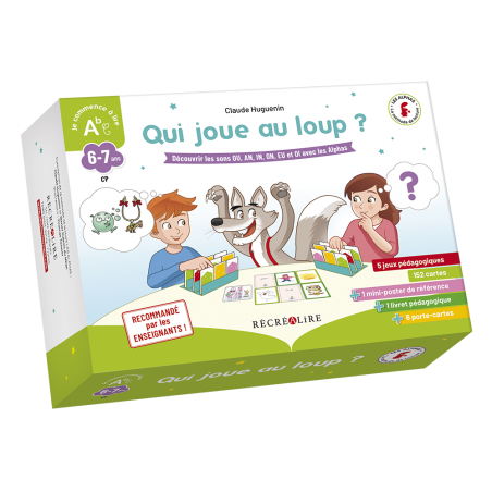 Qui joue au loup avec Les Alphas ? - RECR-3700686104296 - Editions Récréalire - Apprendre en s'amusant - Le Nuage de Charlotte