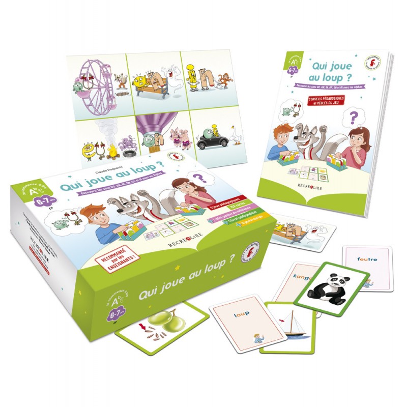 Qui joue au loup avec Les Alphas ? - RECR-3700686104296 - Editions Récréalire - Learn while having fun - Le Nuage de Charlotte