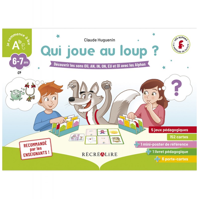 Qui joue au loup avec Les Alphas ? - RECR-3700686104296 - Editions Récréalire - Learn while having fun - Le Nuage de Charlotte