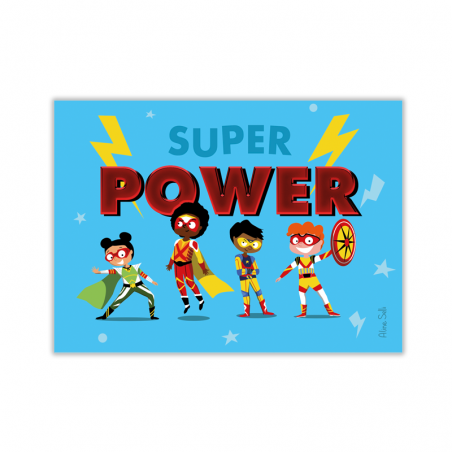 Aline Selli "Super power" - EDC-5407009461781 - Editions de Cortil - Cards and invitations - Le Nuage de Charlotte