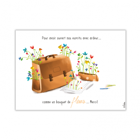 Valentine Iokem "Pour avoir ouvert nos esprits" - EDC-5407009462009 - Editions de Cortil - Cartes et invitations - Le Nuage d...