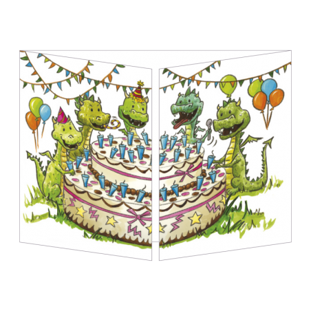 Carte cache-cache "Les dragons" - EDC-3700220152653 - Editions de Cortil - Cards and invitations - Le Nuage de Charlotte