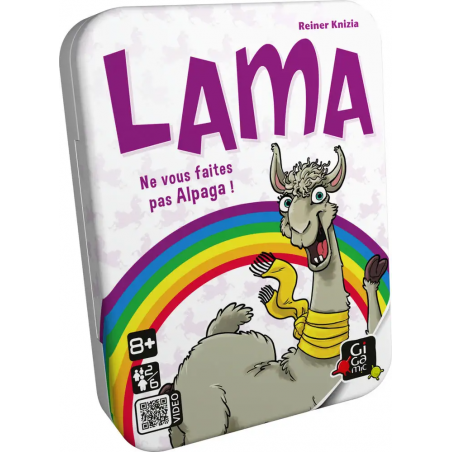 Lama - Ne vous faites pas Alpaga! - GIG-AMLAMA - Gigamic - Jeux de cartes - Le Nuage de Charlotte