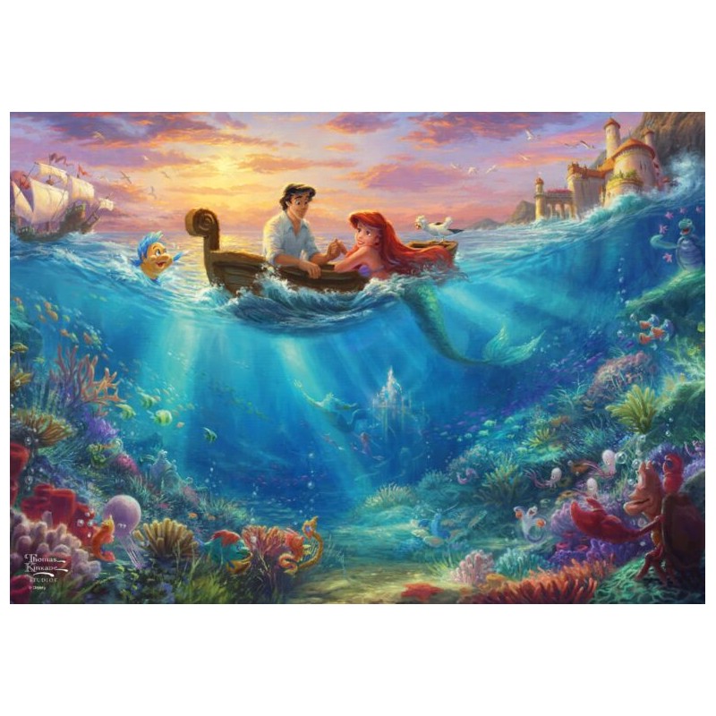 Disney - Little Mermaid Falling in Love - SDT-59927 - Schmidt - Puzzles pour les plus grands - Le Nuage de Charlotte