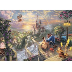 Disney - La Belle et la Bête tombant amoureux - SDT-59926 - Schmidt - Puzzles pour les plus grands - Le Nuage de Charlotte