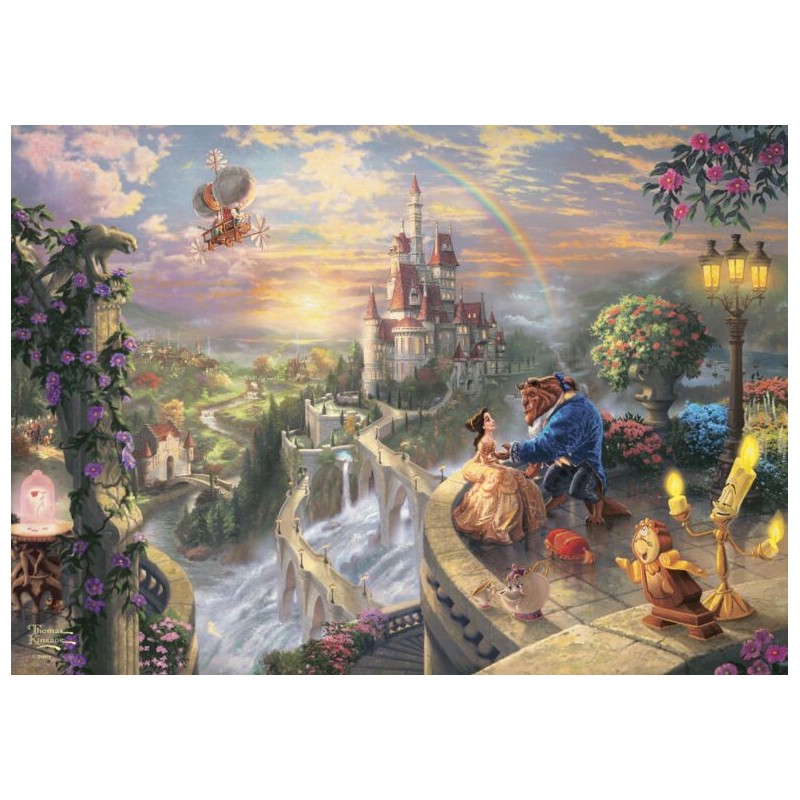 Disney - La Belle et la Bête tombant amoureux - SDT-59926 - Schmidt - Puzzles pour les plus grands - Le Nuage de Charlotte