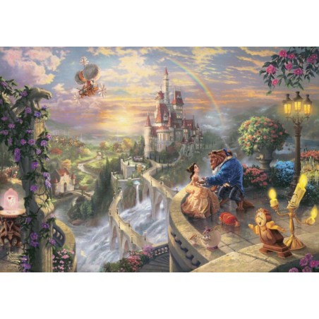 Disney - La Belle et la Bête tombant amoureux - SDT-59926 - Schmidt - Puzzles pour les plus grands - Le Nuage de Charlotte