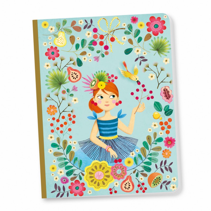 Rose notebook - DJE-DJ03561 - DJECO - Notebooks, pocket notebooks, ... - Le Nuage de Charlotte