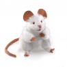 White Mouse - FLK-2219 - Folkmanis - Hand Puppets - Le Nuage de Charlotte