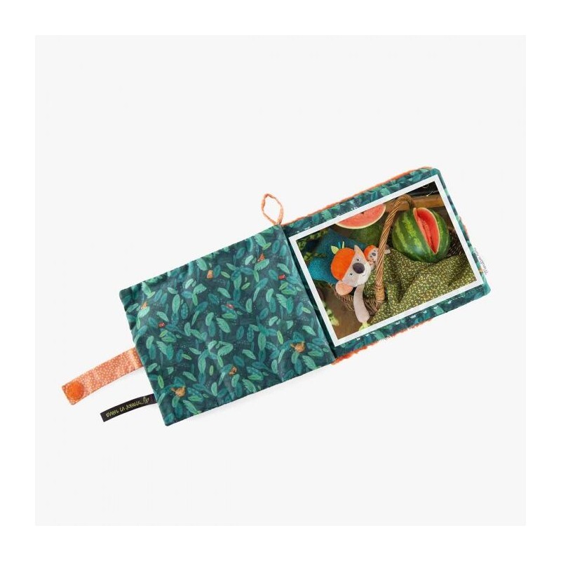 In the jungle - Panther textile photo album - MRY-668069 - Les Déglingos - Activity Toys - Le Nuage de Charlotte