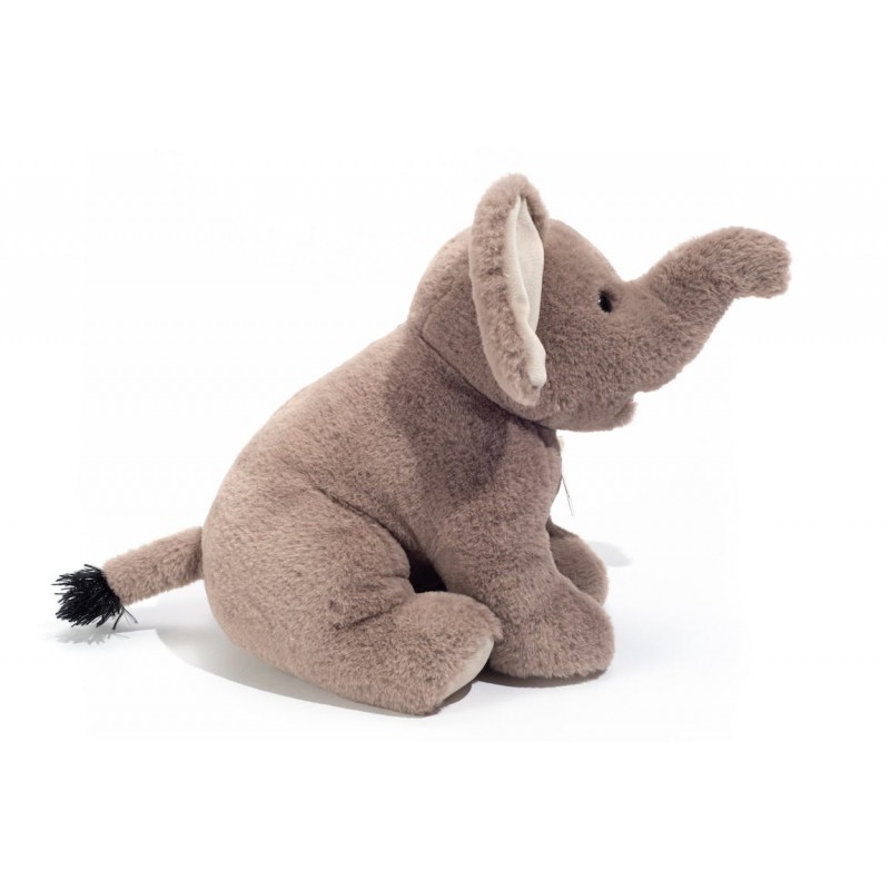 Eléphant assis - HER-907428 - Hermann Teddy Original - Et toutes les autres... - Le Nuage de Charlotte