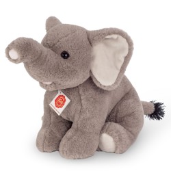 Eléphant assis - HER-907428 - Hermann Teddy Original - Et toutes les autres... - Le Nuage de Charlotte