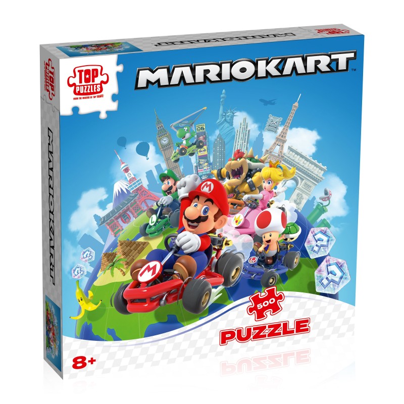 Mario Kart - Autour du monde - WIM-WM0802787 - Winning Moves - Puzzles for the bigger ones - Le Nuage de Charlotte