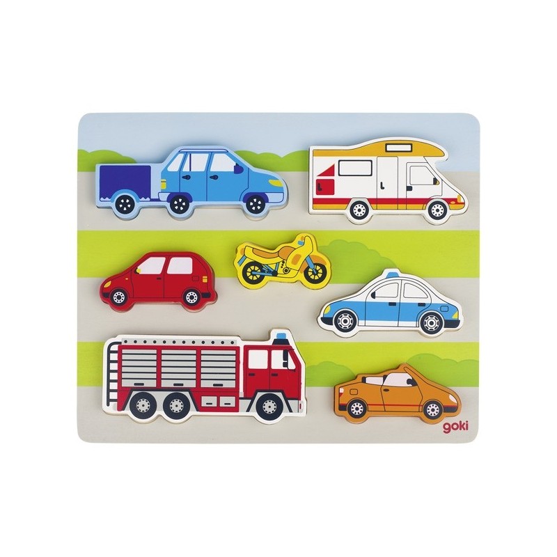 Puzzle, Sur la route - GOK-8657517 - Goki - Puzzles en bois - Le Nuage de Charlotte