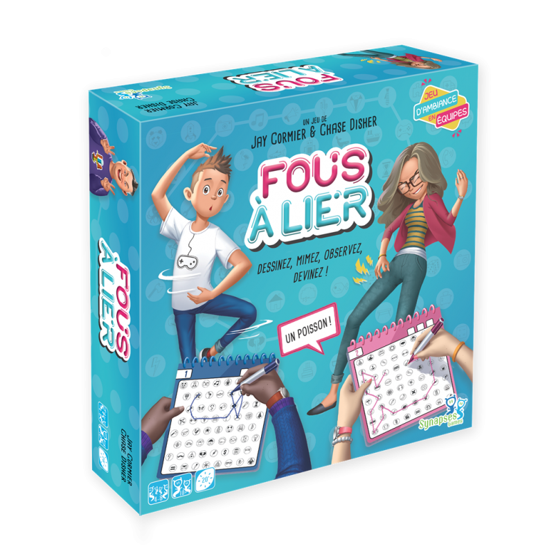 Fous à Lier - SYN-SYN010 - Synapses Games - Jeux de société - Le Nuage de Charlotte