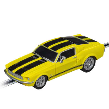 Carrera GO!!! 143 - Ford Mustang '67 - Racing Yellow - CAR-20064212 - Carrera - Circuits de voitures - Le Nuage de Charlotte