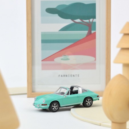 Porsche 911 Targa 1969 Vert Jet-car 1/43 - NRV-750043 - Norev - Voitures, camions, etc. - Le Nuage de Charlotte