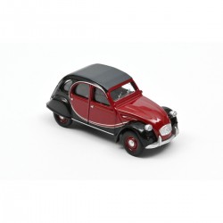 Citroën 2CV Charleston 1982 Rouge et Noir 1/54 - NRV-310513 - Norev - Voitures, camions, etc. - Le Nuage de Charlotte