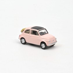 Fiat 500 F 1965 Rose Clair Jet-car 1/43 - NRV-771200 - Norev - Voitures, camions, etc. - Le Nuage de Charlotte