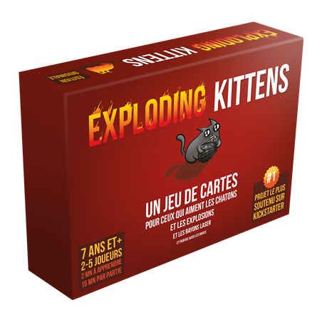 Exploding Kittens - EXK-191491 - Exploding Kittens - pour les plus petits - Le Nuage de Charlotte