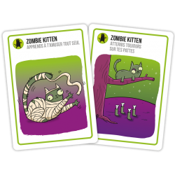 Zombie Kittens - EXK-191619 - Exploding Kittens - for the little ones - Le Nuage de Charlotte