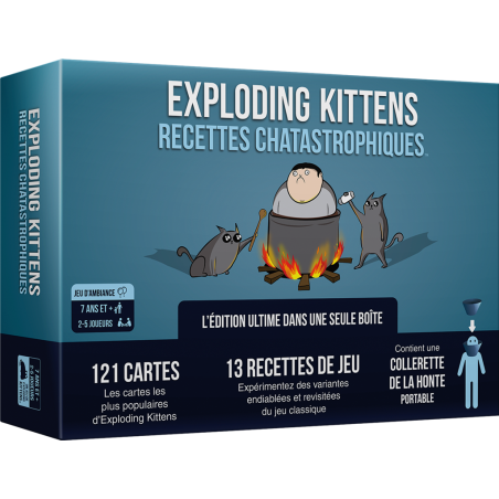 Exploding Kittens - Recettes Chatastrophiques - EXK-191512 - Exploding Kittens - pour les plus petits - Le Nuage de Charlotte