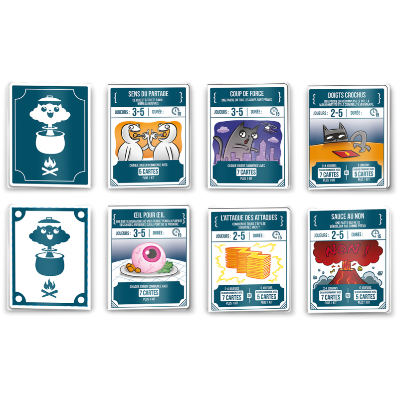 Exploding Kittens - Recettes Chatastrophiques - EXK-191512 - Exploding Kittens - for the little ones - Le Nuage de Charlotte