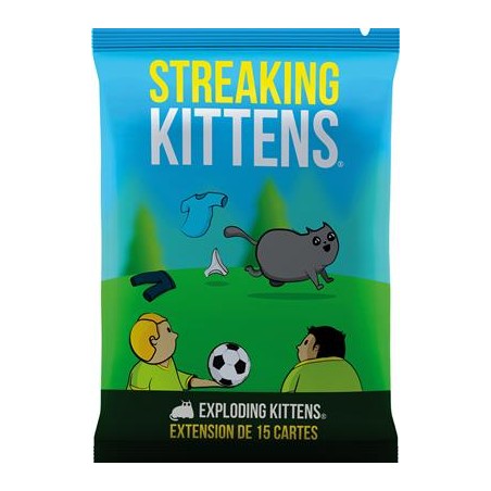 Exploding Kittens - Ext. Streaking Kittens - EXK-191576 - Exploding Kittens - pour les plus petits - Le Nuage de Charlotte