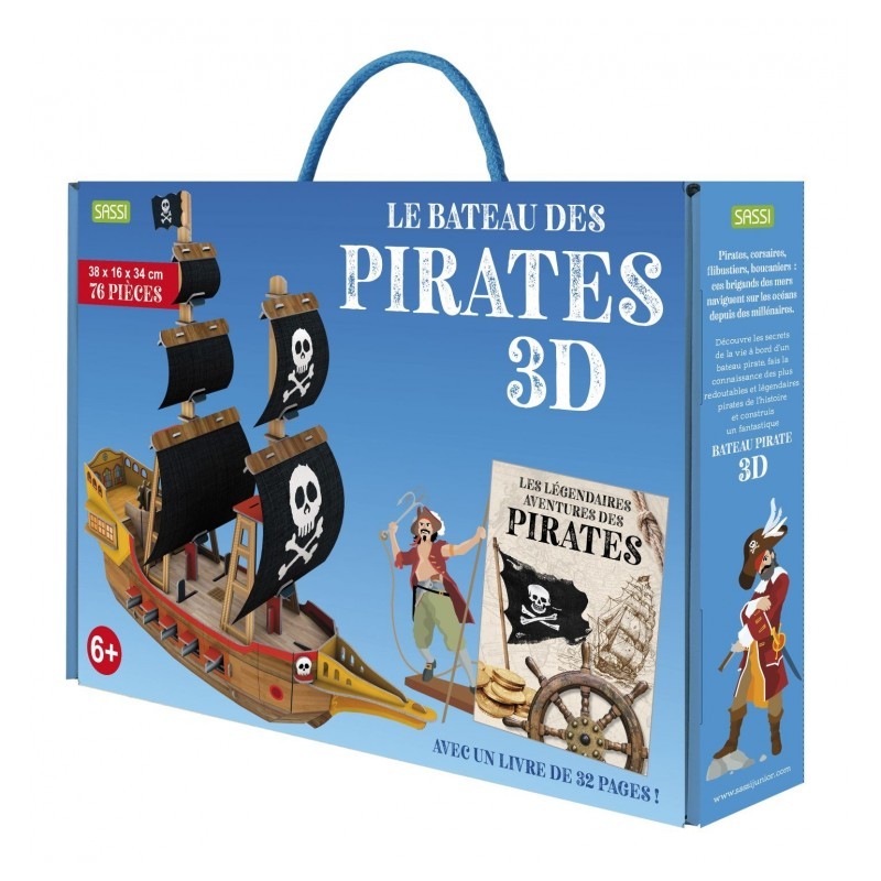 Les Aventures des Pirates 3D - SASSI-9788830311282 - Sassi - Documentaires - Le Nuage de Charlotte