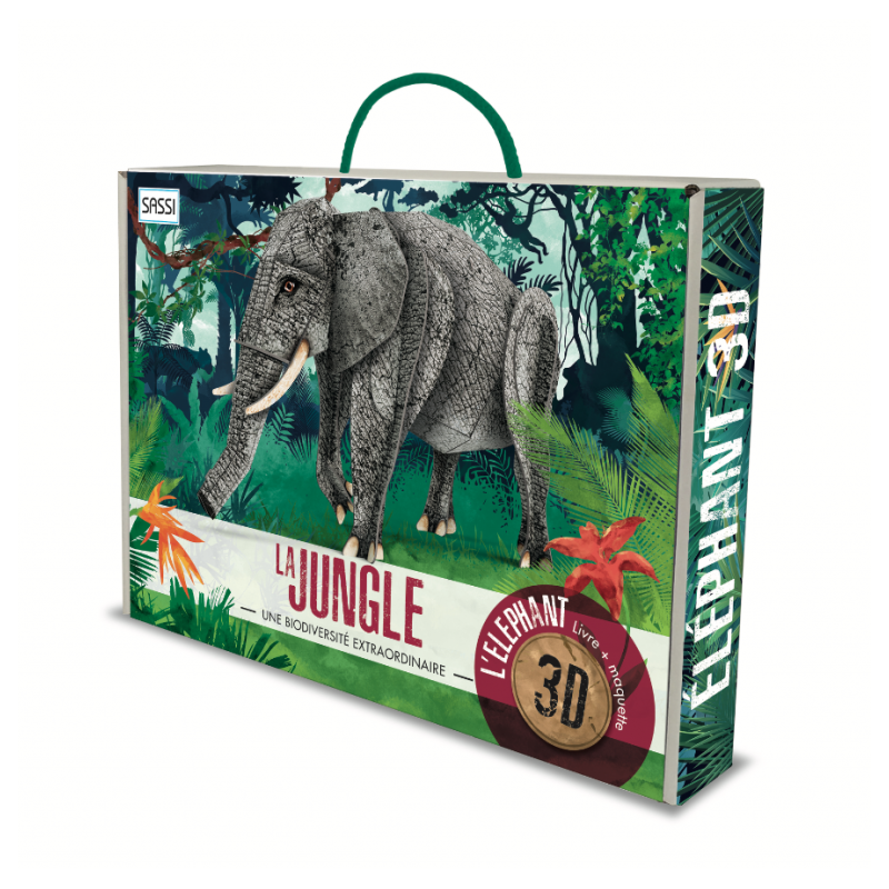 The 3D elephant. The jungle. Extraordinary biodiversity - SASSI-9788830302723 - Sassi - Documentaries - Le Nuage de Charlotte