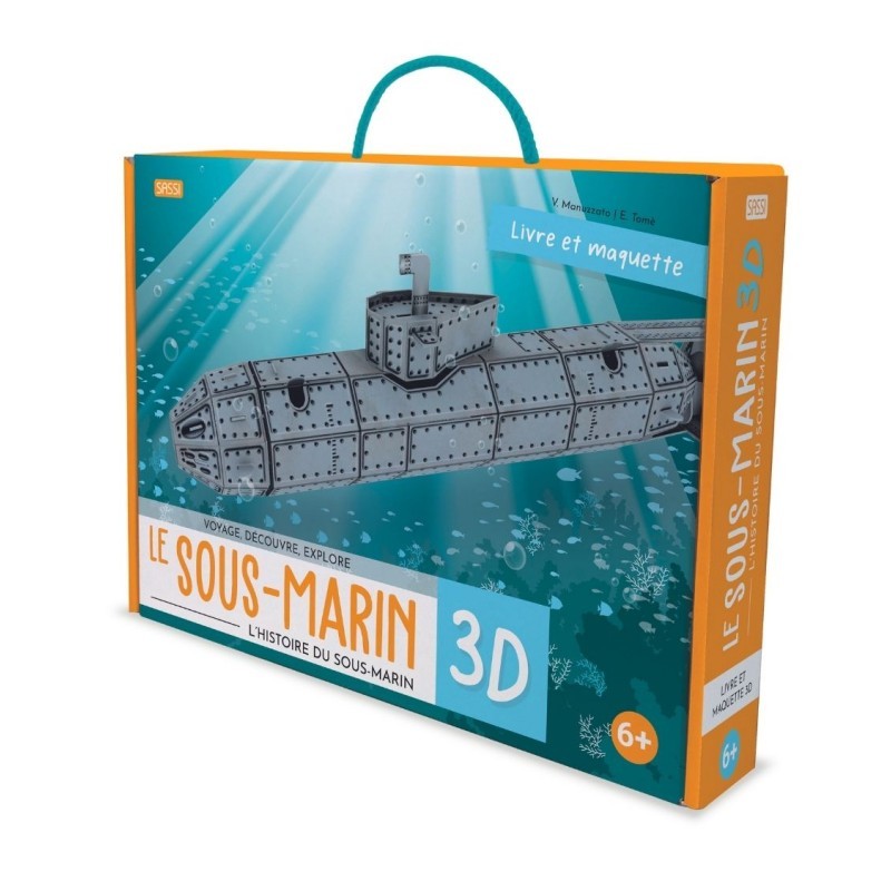 Le sous-marin 3D - SASSI-9788830307643 - Sassi - Documentaires - Le Nuage de Charlotte