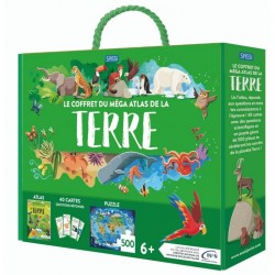 Le Coffret Méga Atlas de La Terre - SASSI-9788830306332 - Sassi - Documentaires - Le Nuage de Charlotte