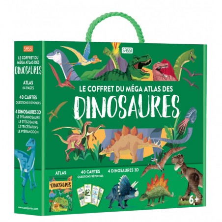 Le Coffret Méga Atlas des dinosaures - SASSI-9788830309814 - Sassi - Documentaires - Le Nuage de Charlotte