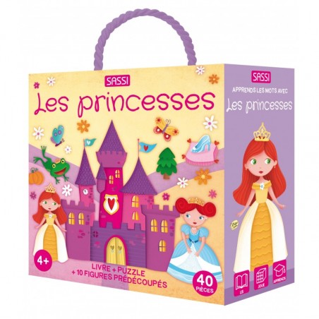 Q-box - Princesses - SASSI-9788830310506 - Sassi - Puzzles for little ones - Le Nuage de Charlotte